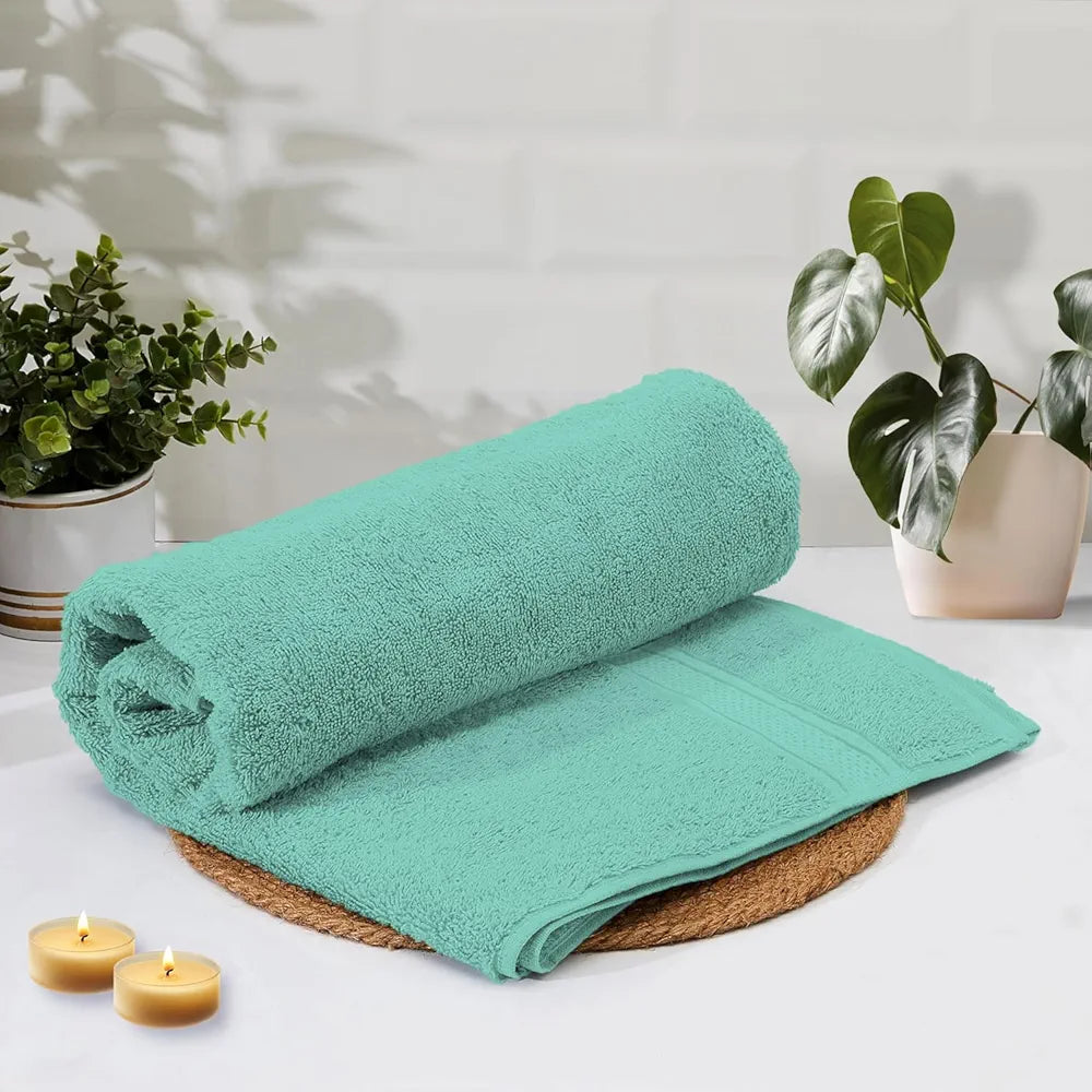 Luxe Home Cotton Bath Towel 450 GSM Quick Dry Large Size Bathroom Towels for Men & Women, Home, Kitchen, Gym, Spa